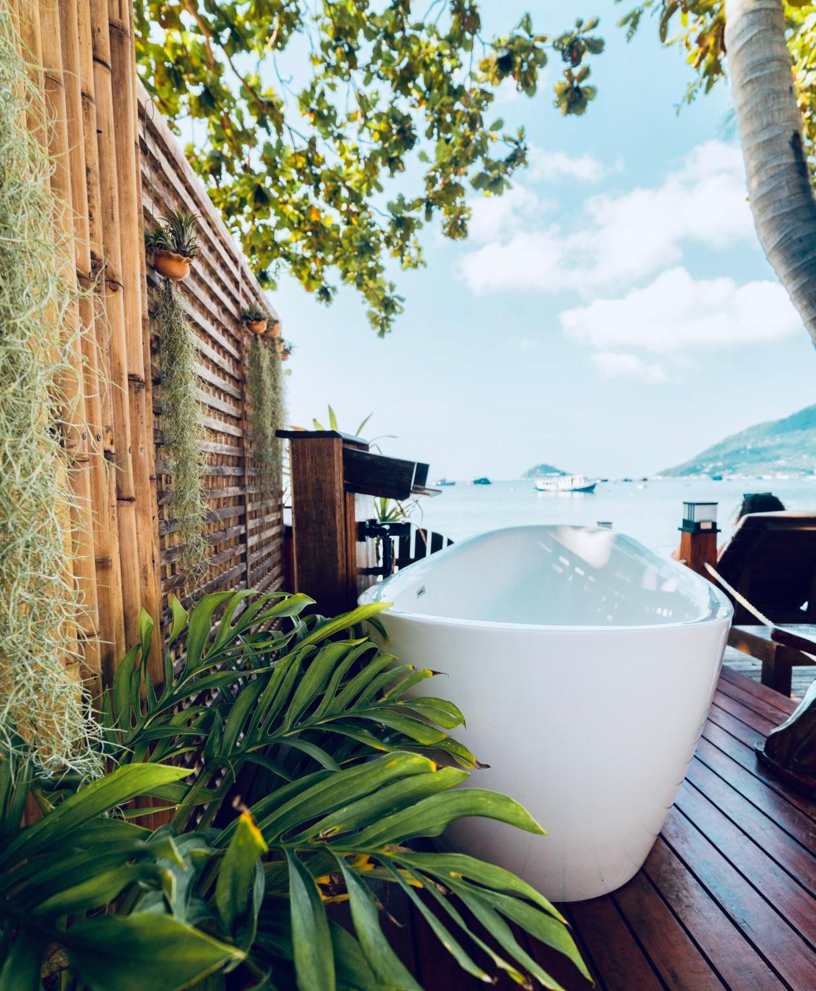 Natures Edge Beachfront Luxury Glamping Ko Tao Exterior foto