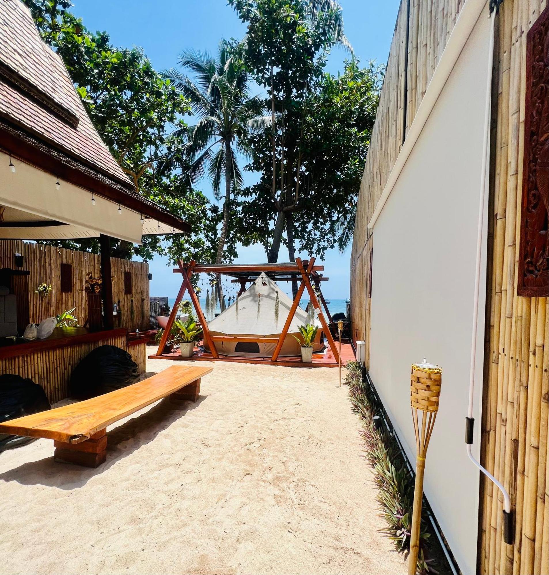 Natures Edge Beachfront Luxury Glamping Ko Tao Exterior foto